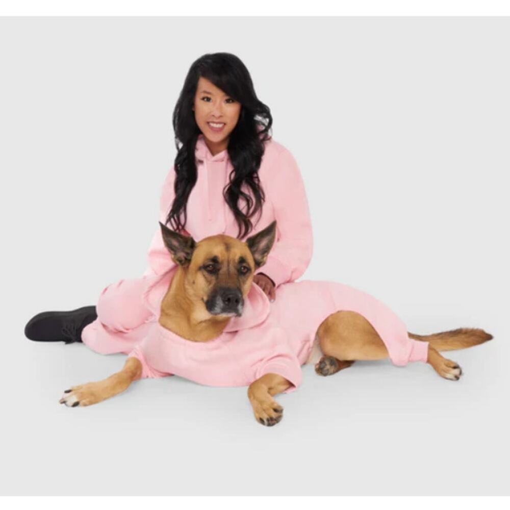 Canada Pooch Pink Soft Side Sweatsuit For Dog Size 28 - Picture 6 of 7